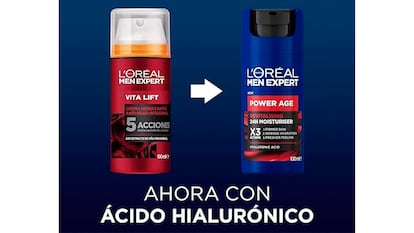 Crema hidratante sobre fondo blanco.