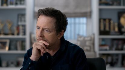 Michael J. Fox, pensativo durante uno de sus encuentros con Davis Giggenheim.