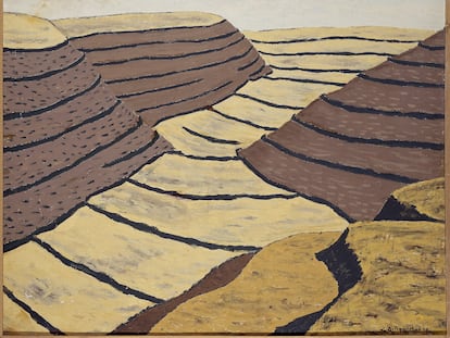El óleo 'Castilla. Verano' (1950), del paisajista del siglo XX Godofredo Ortega Muñoz.