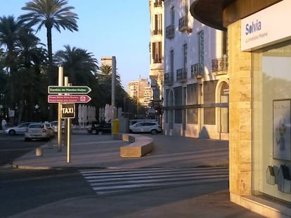 Primera agencia inmobiliaria de Solvia, en la avenida de Juan Bautista Lafora, Alicante.