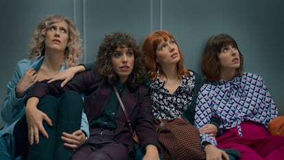 Las actrices de la serie 'Valeria', de Netflix.