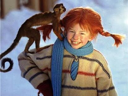 Inger Nilsson, que dio vida a Pippi Calzaslargas en la serie de televisi&oacute;n de 1969.