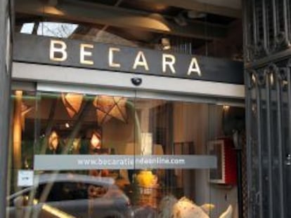 Tienda Becara en Madrid.