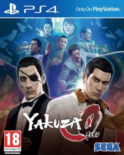 Portada del videojuego 'Yakuza 0'.