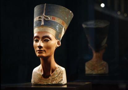 El busto de Nefertiti.