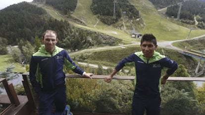 Valverde y Nairo en Andorra el pasado septiembre. 