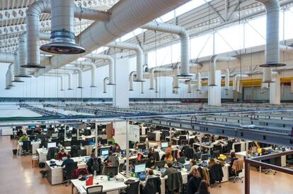 Oficinas de Privalia, en el barrio de Poblenou, Barcelona.