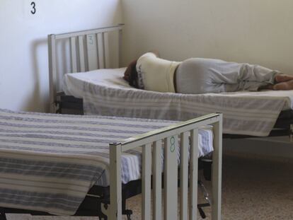 Un paciente en el hospital psiquiátrico Cruz del Sur ubicado en Oaxaca, en 2013.