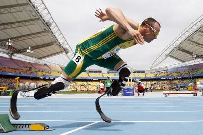 Pistorius, durante una competición en 2011.