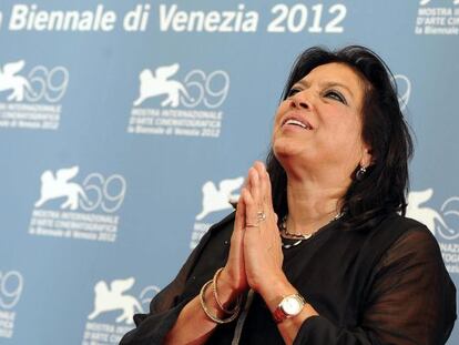 La directora india Mira Nair, en la presentación en Venecia de su película 'El fundamentalista reticente'.