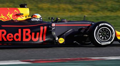 Daniel Ricciardo en el Red Bull Racing Red Bull-TAG Heuer RB13