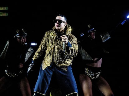 Daddy Yankee, el 26 de agosto, durante una actuación en Orlando, Florida, dentro de su gira mundial 'La Última Vuelta'.