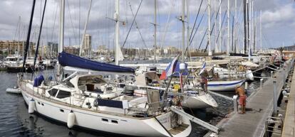 Imagen de archivo de un puerto deportivo en Canarias.