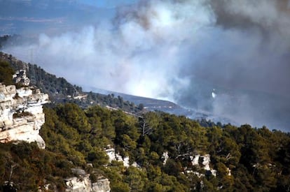 El 90% de la zona afectada por el incendio de L’Albiol es del PEIN de las montañas de Prades.