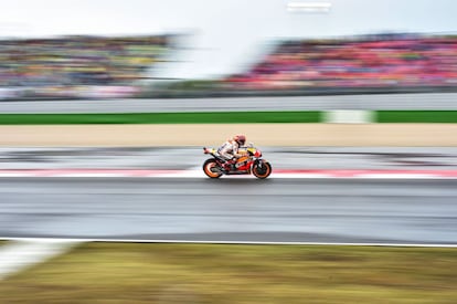 El piloto Marc Márquez, en el Gran Premio de San Marino.