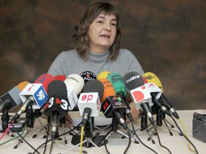 Marije Fullaondo, portavoz de la ilegalizada Batasuna