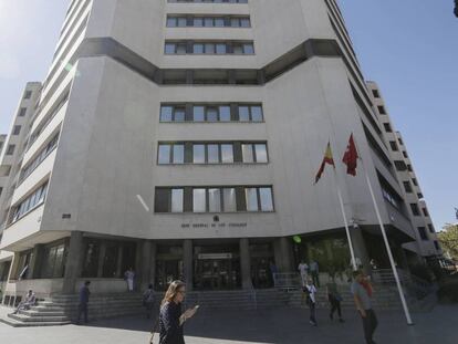 Juzgados de Plaza de Castilla en Madrid.