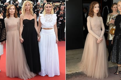 Isabelle Huppert lució un espectacular diseño de Dior en la premiere de ‘Happy End’.