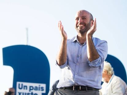 Luis Villares en un mitín de En Marea en 2016.