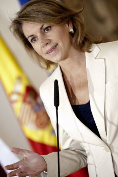 La presidenta de Castilla-La Mancha, María Dolores de Cospedal