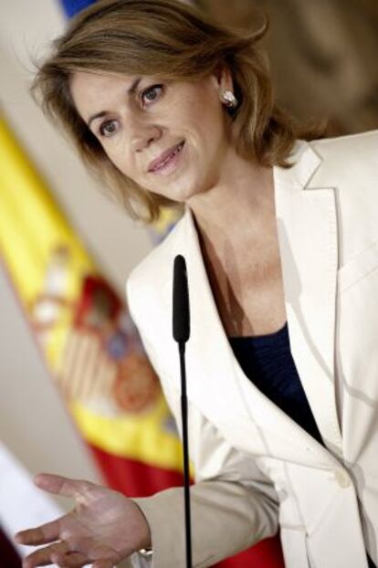 La presidenta de Castilla-La Mancha, María Dolores de Cospedal