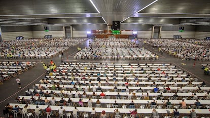 Los afectados por un suspenso masivo en las pruebas de ascenso en la Seguridad Social exigen otra corrección