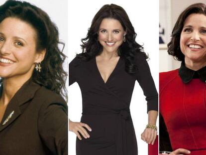 Los tres papeles televisivos de Julia Louis-Dreyfus.