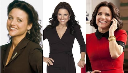 Los tres papeles televisivos de Julia Louis-Dreyfus.