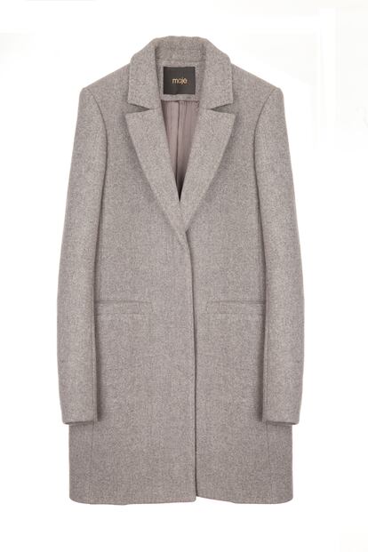 Anticipando la colección otoño-invierno, este abrigo de lana de Maje puede dar un toque clásico a tu armario. (395 euros)