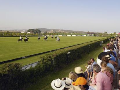 Partido de polo en el Santa María Polo Club, en Sotogrande (Cádiz).