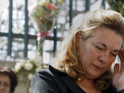 Pilar Manjón, en un homenaje a las víctimas del 11-M.