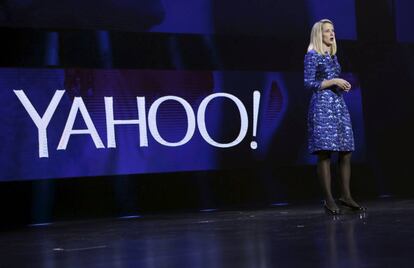 Marissa Mayer durante una conferencia en CES de 2014.