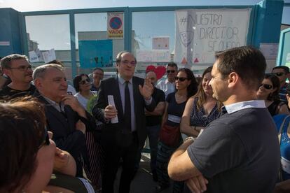 Ángel Gabilondo en el colegio Blas de Lezo.