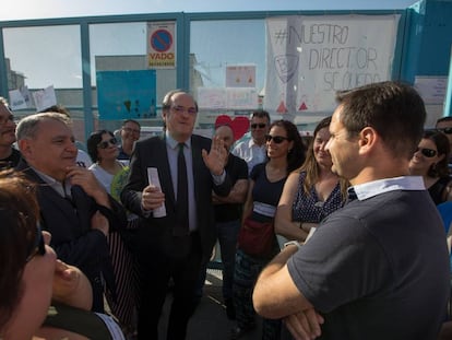 Ángel Gabilondo en el colegio Blas de Lezo.