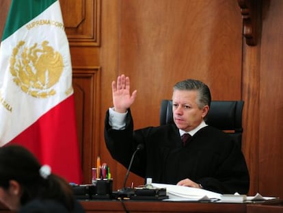 El ministro de la Suprema Corte Arturo Zaldívar, en enero de 2015.
