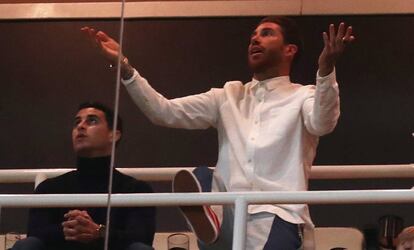 Sergio Ramos, en el estadio Santiago Bernabeu, en Madrid, el pasado martes.