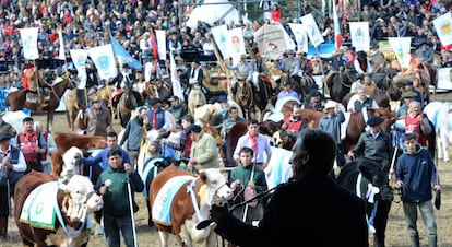 Discurso de Mauricio Macri durante la 130° Exposición Rural en Buenos Aires.