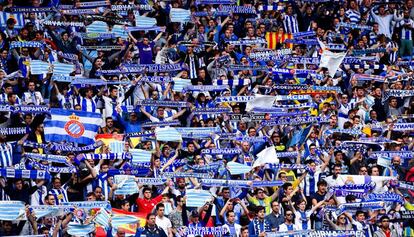 La afici&oacute;n del Espanyol, en una foto de archivo.