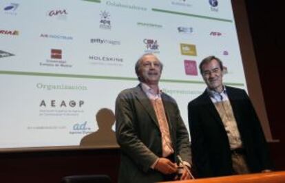 Carlos Rubio, gerente del festival, a la izquierda, y Enrique Pujadas, su director.
