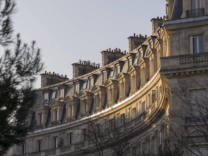 Un bloque de apartamentos en París.