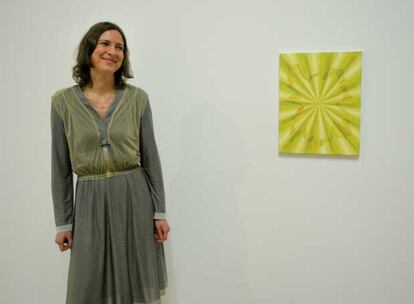 Tomma Abts (Kiel, Alemania, 1967), ganadora del  Turner en 2006 con sus pequeños cuadros abstractos.