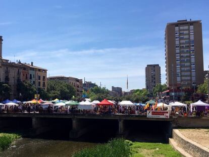 Les parades de Sant Jordi a Girona.