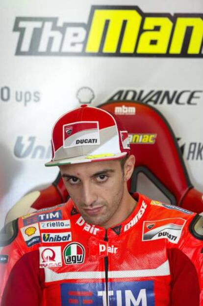 Andrea Ianonne, en el Gran Premio de España en Jérez.