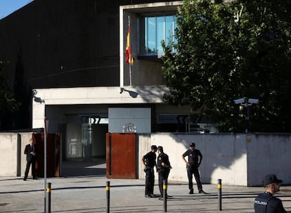 Exterior de la sede de la Audiencia Nacional de San Fernando.