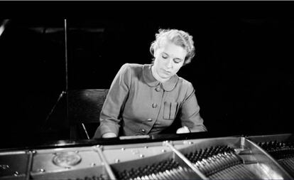 La pianista polaca Halina Czerny-Stefaska en el 4? Concurso Internacional de Piano Frdric Chopin, en 1949.