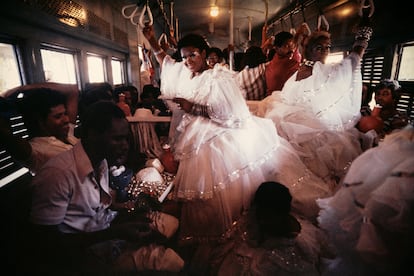 El carnaval de Río de Janeiro, en 1985.