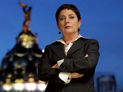Mercedes Gallizo, directora general de Instituciones Penitenciarias, durante la entrevista.