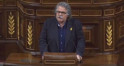 Joan Tardà, portaveu d'ERC, al Congrés.