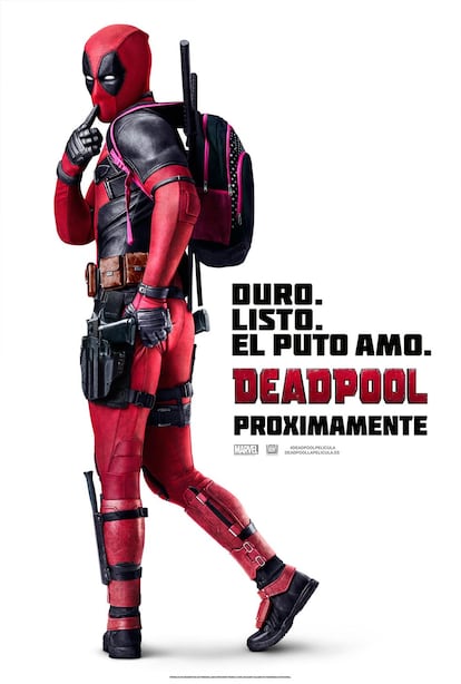 Cartel promocional de &#039;Deadpool&#039;