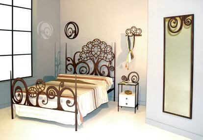 Cama de colección Edén, de Forja Beltrán